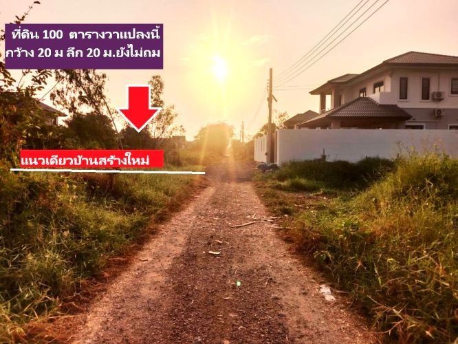 ขายที่ดิน 100 ตารางวาอย่างสวยจริง ทำเล และราคาถือว่าถูกเพียง 2400000 บาท แปลงสวยประจำโซนจัดสรรนี้ พหลโยธิน 54ทีบ1 แยก 8 4 3 ซอยตาลเดี่ยวสวยๆ รูปที่ 2