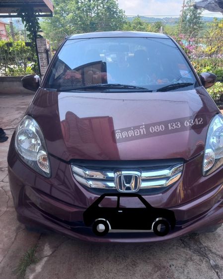 รถ Honda Brio 1.2 Amaze V สี แดง