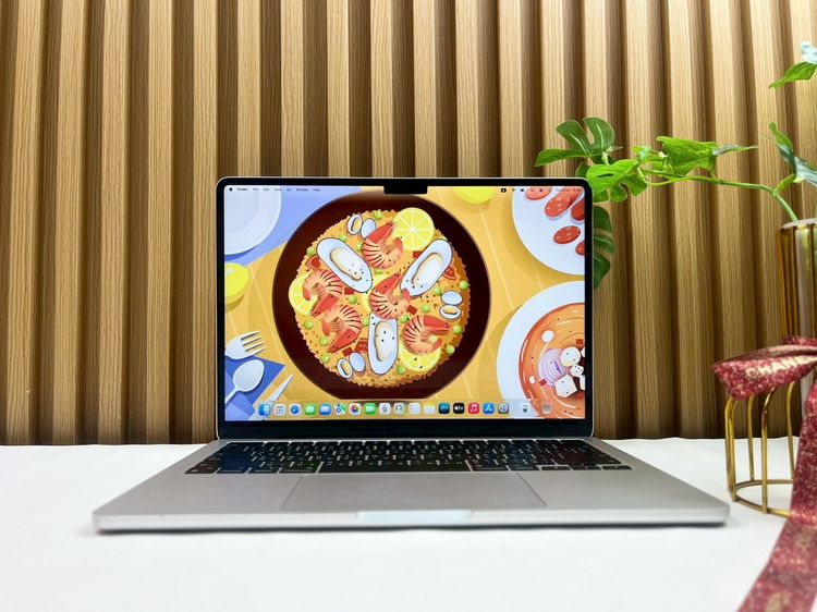 Apple แมค โอเอส 8 กิกะไบต์ อื่นๆ ไม่ใช่ MacBook Air 13.6-inch M2 2022 Ram8GB SSD256GB Silver