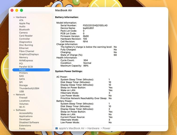 MacBook Air 13.6-inch M2 2022 Ram8GB SSD256GB Silver รูปที่ 13