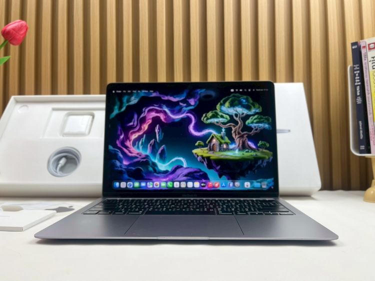 Apple แมค โอเอส 8 กิกะไบต์ อื่นๆ ไม่ใช่ MacBook Air 13-inch M1,2020 Ram8GB SSD256GB SpaceGray