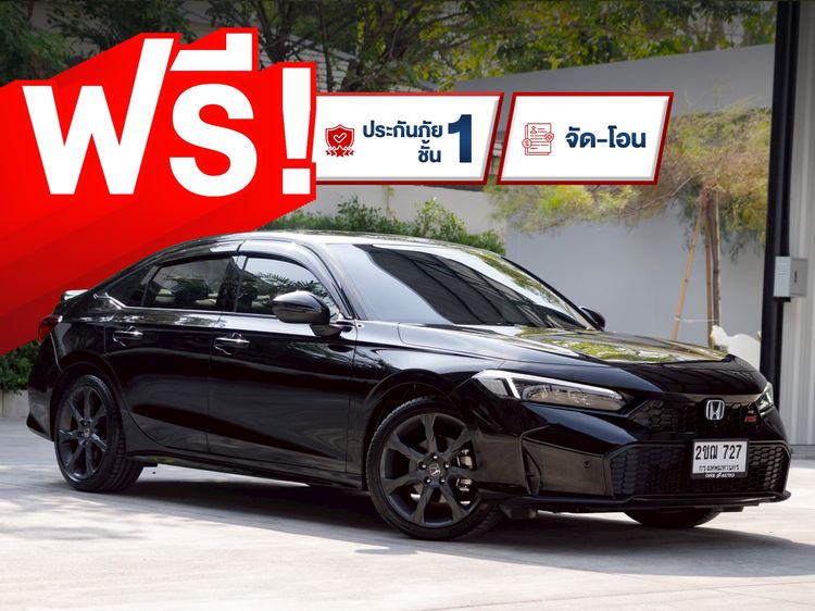 Honda Civic 2025 2.0 eHEV RS Sedan ไฮบริด ไม่ติดแก๊ส เกียร์อัตโนมัติ ดำ