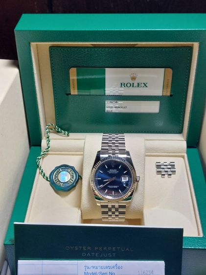 Datejust 116234⌚️น้ำเงินBlue dial.ปี2018Full set❌️ขายแล้ว❌️