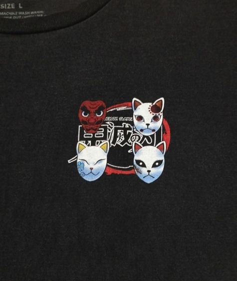 เสื้อยืด ดาบพิฆาตอสูร Demon Slayer - Kimetsu no yaiba มือสอง ส่งฟรี รูปที่ 4