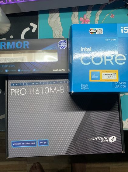 อื่นๆ ขายยกSET I5-12400F H610M-B DDR4 RAM HIKSEMI 32gb 16x2 bus3200