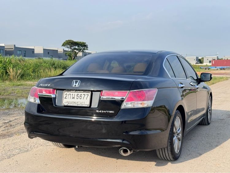 Honda Accord 2012 2.4 EL NAVI Sedan เบนซิน ไม่ติดแก๊ส เกียร์อัตโนมัติ ดำ รูปที่ 2