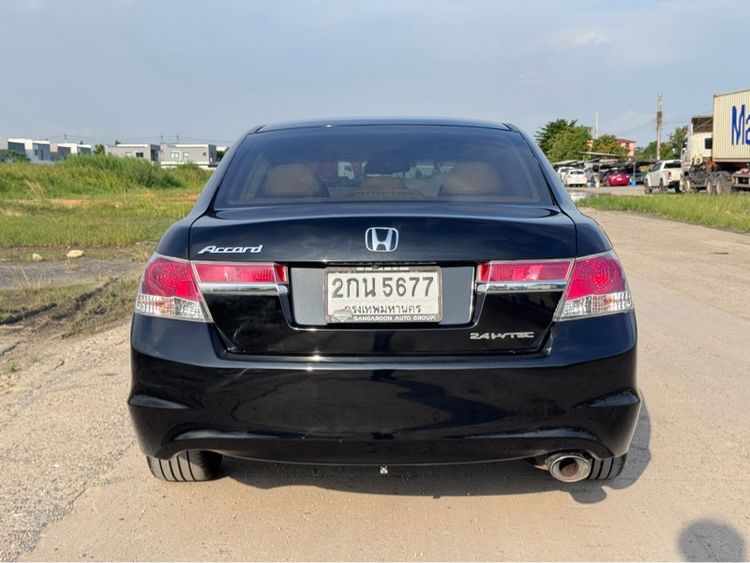 Honda Accord 2012 2.4 EL NAVI Sedan เบนซิน ไม่ติดแก๊ส เกียร์อัตโนมัติ ดำ รูปที่ 4