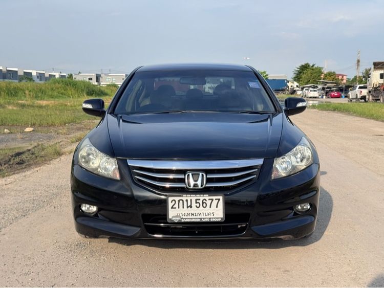 Honda Accord 2012 2.4 EL NAVI Sedan เบนซิน ไม่ติดแก๊ส เกียร์อัตโนมัติ ดำ รูปที่ 3
