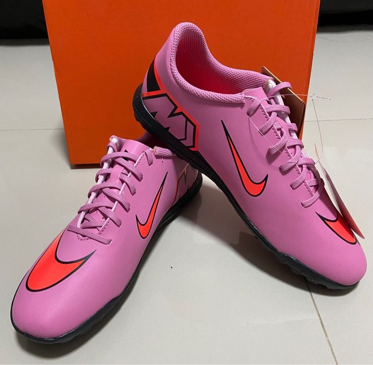 ผู้ชาย ชมพู รองเท้าฟุตบอล Nike Mercurial Vapor 16 Club TF สี Magic Flamingo