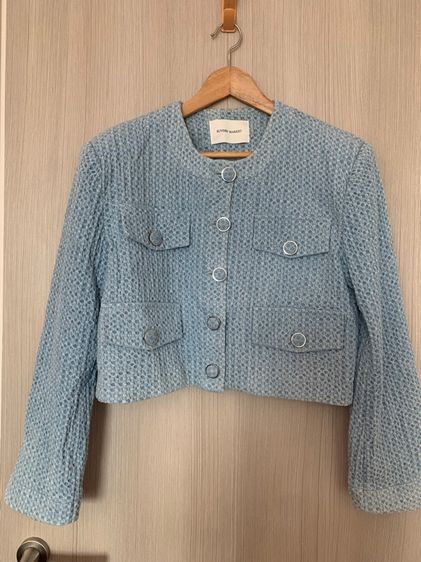 แขนยาว เสื้อแจ็คเก็ต | เสื้อคลุม อื่นๆ เสื้อคลุมสีฟ้า Sunder Market