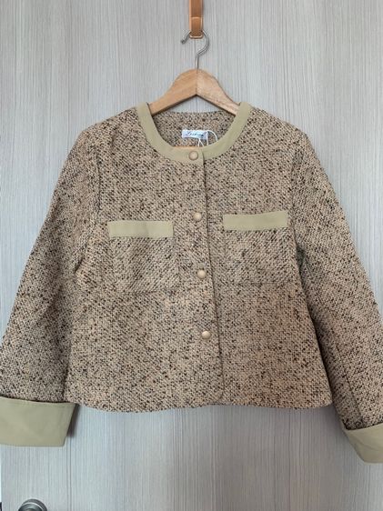 แขนยาว M เสื้อแจ็คเก็ต | เสื้อคลุม อื่นๆ เสื้อคลุมสีน้ำตาล มือหนึ่ง