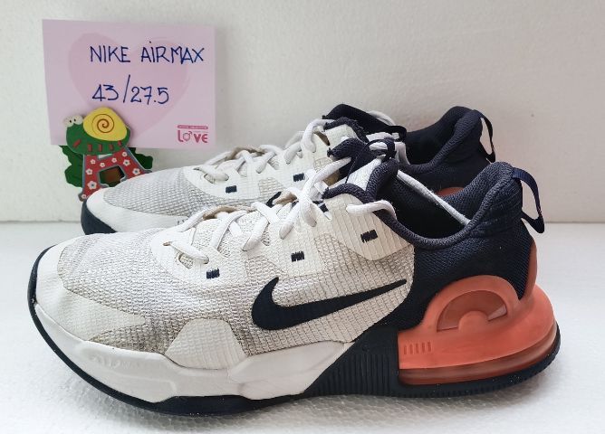 ผู้ชาย ขาว รองเท้าออกกำลังกาย NIKE AIR MAX 