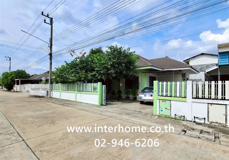 บ้านเดี่ยว 1 ชั้น 58.7 ตร.ว. หมู่บ้านธรรมชาติ รังสิต-คลอง7 ธัญบุรี ถนนรังสิต-นครนายก ถนนเลียบคลอง7 ธัญบุรี ปทุมธานี