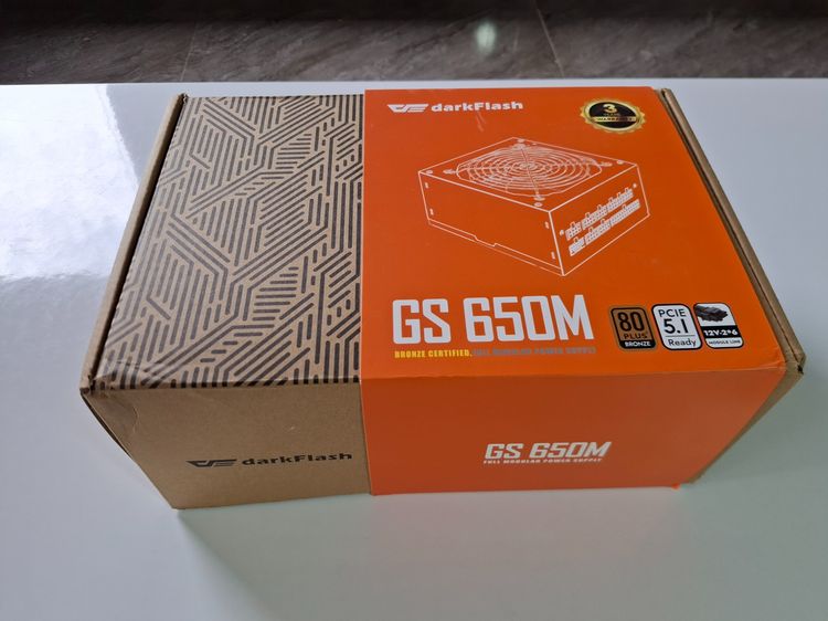 อื่นๆ ขาย PSU DarkFlash GS 650M PCI-E 5.1 80+ Bronze ประกันเหลือเกือบ 3 ปีเต็ม