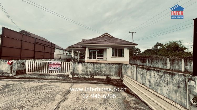 บ้านเดี่ยว 1 ชั้น 108 ตร.ว. หมู่บ้านบารมี 1 องครักษ์ ซอย1-4 ถนนรังสิต-นครนายก องครักษ์ นครนายก
