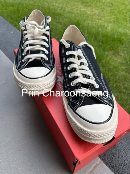 ดำ ผ้า รองเท้าผ้าใบ Converse Chuck 70