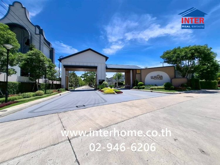 บ้านเดี่ยว 2 ชั้น 59.8 ตร.ว. หมู่บ้านเมเบิลบางนา กม26 ใกล้ CJ MORE ซีเจ มอร์ สาขาถนนบายพาสบางบ่อ ถนนบางนา-ตราด บางเสาธง สมุทรปราการ