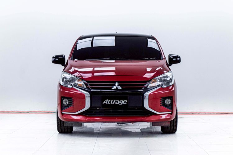 Mitsubishi Attrage 2022 1.2 GLX Sedan เบนซิน ไม่ติดแก๊ส เกียร์อัตโนมัติ แดง รูปที่ 4
