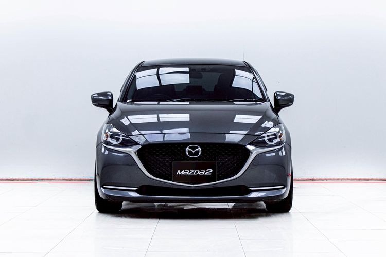 Mazda Mazda 2 2021 1.3 Skyactiv-G S Leather Sedan Sedan เบนซิน ไม่ติดแก๊ส เกียร์อัตโนมัติ เทา รูปที่ 4