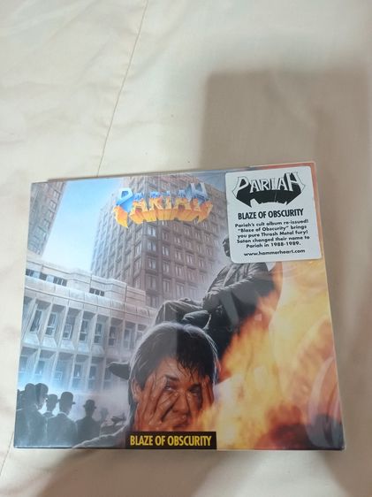 ภาษาอังกฤษ ซีดี CD เพลงแนว Metal วง Pariah อัลบั้ม Blaze of Obscurity ปี 1989 แผ่น Europe มือ 1 จัดส่งฟรีครับ