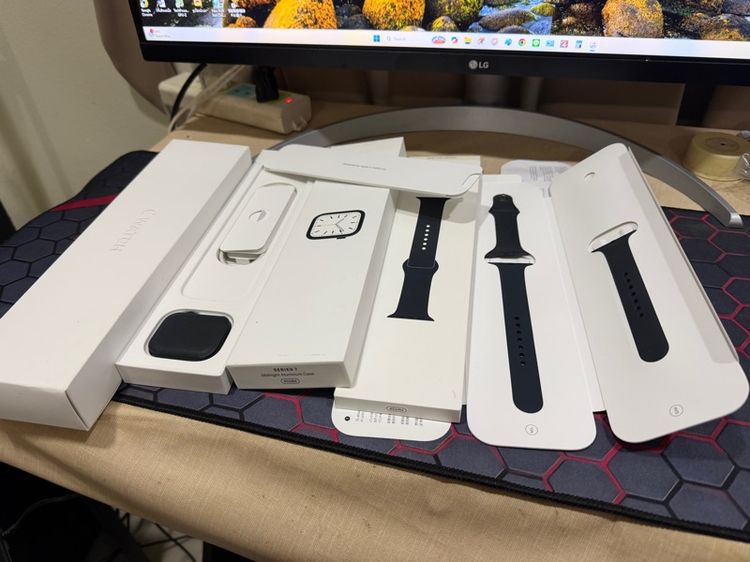 ดำ อื่นๆ Apple Watch Series 7 GPS Aluminum 45mm Midnight Sport Band สภาพหล่อๆ สอบถามได้ครับ