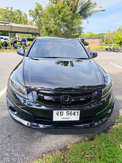 Honda Accord 2008 2.4 EL NAVI Sedan เบนซิน ไม่ติดแก๊ส เกียร์อัตโนมัติ ดำ รูปที่ 4