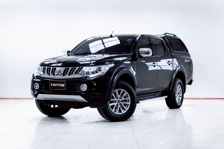 Mitsubishi Triton 2016 2.4 GLS Limited Plus Pickup ดีเซล ไม่ติดแก๊ส เกียร์อัตโนมัติ ดำ