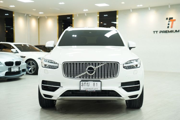 Volvo XC90 2017 2.0 T8 Inscription 4WD Utility-car ปลั๊กอินไฮบริด (PHEV) เกียร์อัตโนมัติ ขาว รูปที่ 2