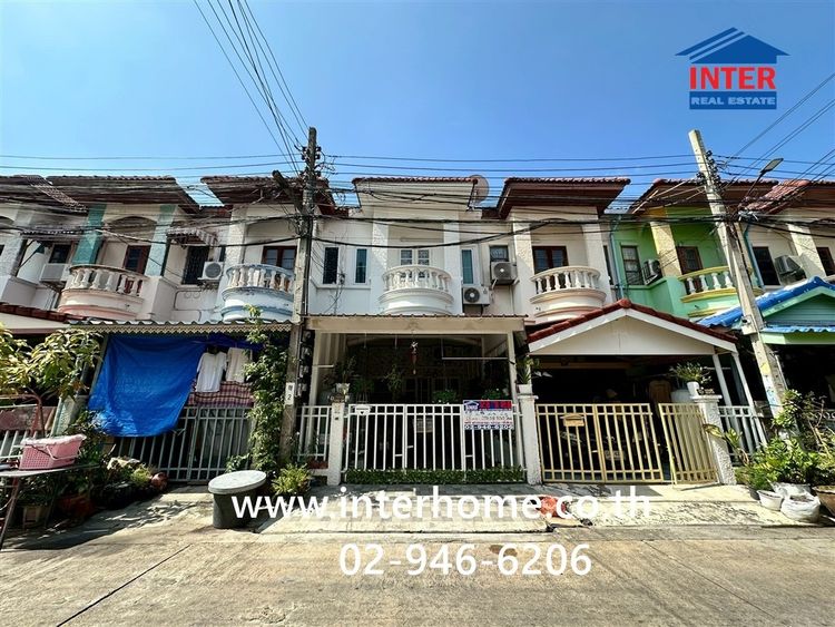 ทาวน์เฮ้าส์ 2 ชั้น 18 ตร.ว. หมู่บ้านทิพย์มณี ซอยเทศบาล11 ถนนกาญจนาภิเษก ถนนบางกรวย-ไทรน้อย บางบัวทอง นนทบุรี