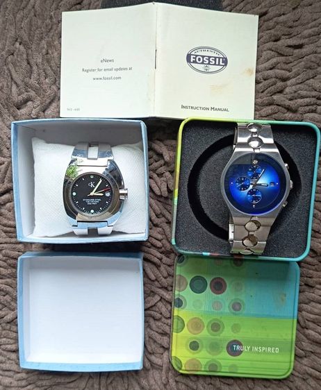 แยกได้ เหมาดีมีของแถม นาฬิกาแบรนด์แท้ FOSSIL - Calvin Klein นัดรับเชียงคาน