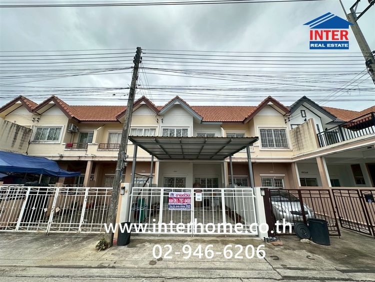 ทาวน์เฮ้าส์ 2 ชั้น 26.1 ตร.ว. หมู่บ้านพรทวีวัฒน์3 ถนนคลองหลวง ถนนรังสิต-นครนายก คลองหลวง ปทุมธานี