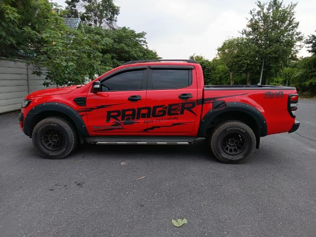 Ford Ranger 2019 2.0 Hi-Rider Limited Pickup ดีเซล ไม่ติดแก๊ส เกียร์ธรรมดา แดง รูปที่ 3