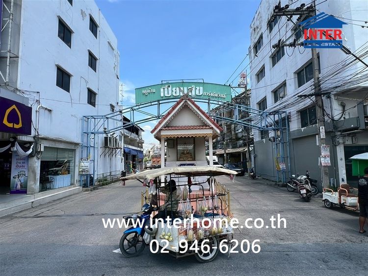 ทาวน์เฮ้าส์ 2 ชั้น 18 ตร.ว. หมู่บ้านเปี่ยมสุข การ์เด้นวิลล์ ใกล้ศาลากลางจังหวัด ถนนกรุงเทพ-ปทุมธานี ถนนหมายเลข345 เมืองปทุมธานี ปทุมธานี