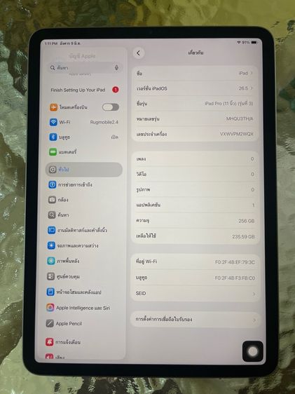 iPad pro11”Gen3wifi256gb รูปที่ 2