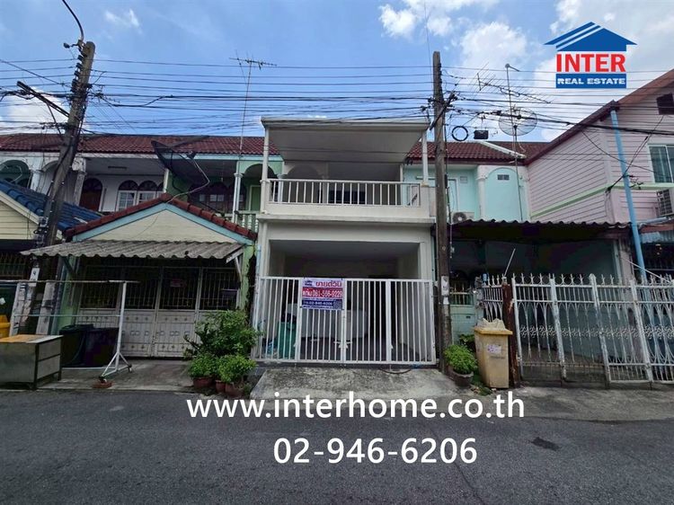 ทาวน์เฮ้าส์ 2 ชั้น 16 ตร.ว. หมู่บ้านบก.ทหารสูงสุด ซอยรามอินทรา46 แยก3 ถนนรามอินทรา46-1 ถนนนวมินทร์163 เขตคันนายาว กรุงเทพมหานคร