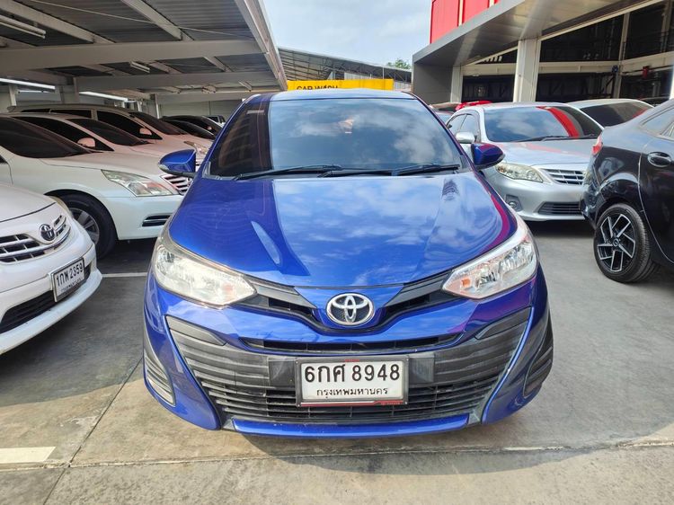 Toyota Yaris ATIV 2017 1.2 E Sedan เบนซิน ไม่ติดแก๊ส เกียร์อัตโนมัติ น้ำเงิน รูปที่ 3