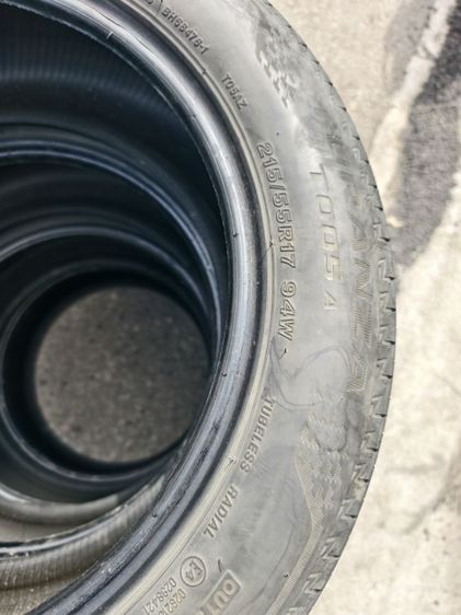 ยางรถยนต์ 215 55 R17 bridgestone ปี23 1ชุด 4เส้น