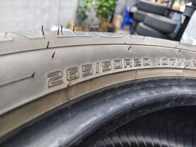 ยางรถยนต์ 265 50 r20 dunlop ปี22 1ชุด 4เส้น ดอกหนาๆ