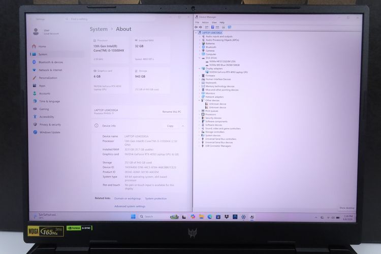 ACER PREDATOR HELIOS NEO 16 Core i5-13500HX RTX4050 RAM32.1TB รูปที่ 2
