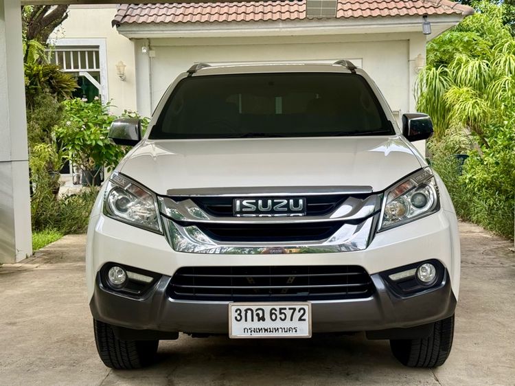 Isuzu MU-X 2014 3.0 Utility-car ดีเซล ไม่ติดแก๊ส เกียร์อัตโนมัติ ขาว