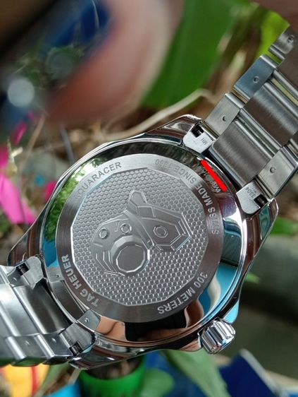 Tag Heuer Aquaracer Calibre 5 Professional 300 Black Ceramic Black Dail WBP201A🇨🇭 รูปที่ 9