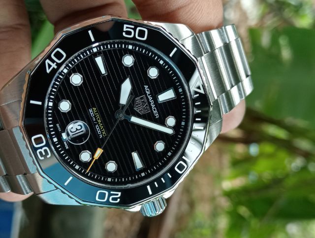 Tag Heuer Aquaracer Calibre 5 Professional 300 Black Ceramic Black Dail WBP201A🇨🇭 รูปที่ 2