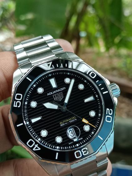 Tag Heuer Aquaracer Calibre 5 Professional 300 Black Ceramic Black Dail WBP201A🇨🇭 รูปที่ 3