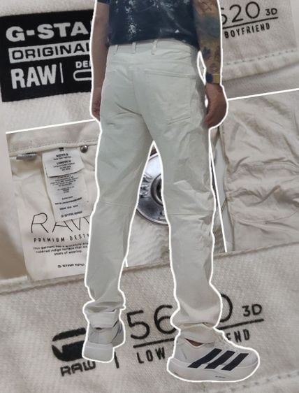 ยีนส์ขาว G STAR👖5620 3D รูปที่ 18