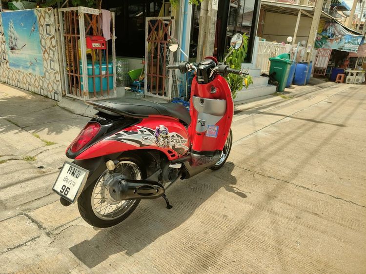 🛵ยังไงก็ขาย SCOOPY-i ปี 55(งดต่อ) เครื่องดี สีสวย สตาร์ทมือ เล่มชุดโอนครบ+เปลี่ยนถ่ายน้ำมันเครื่องฟรี ขายตามสภาพ ไม่มีส่งฟรี รูปที่ 8