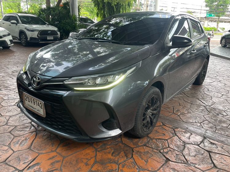 Toyota Yaris 2021 1.2 Sport Sedan เบนซิน ไม่ติดแก๊ส เกียร์อัตโนมัติ เทา รูปที่ 3