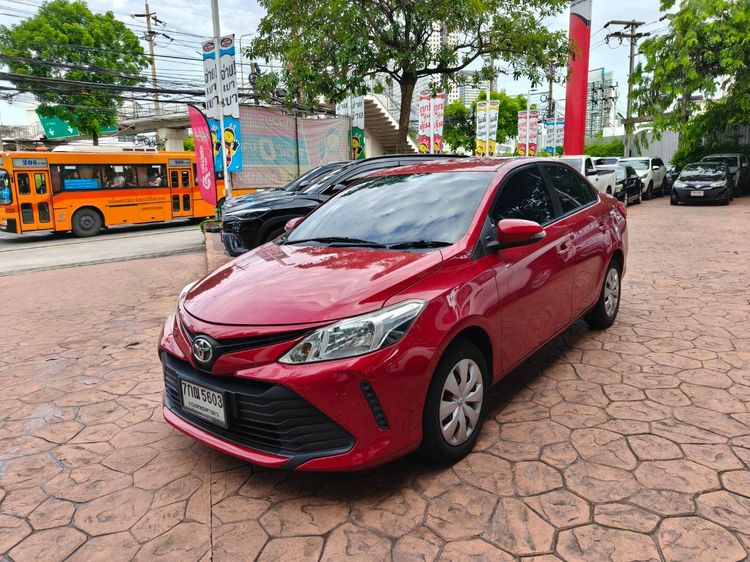 Toyota Vios 2017 1.5 J Sedan เบนซิน ไม่ติดแก๊ส เกียร์อัตโนมัติ แดง รูปที่ 3