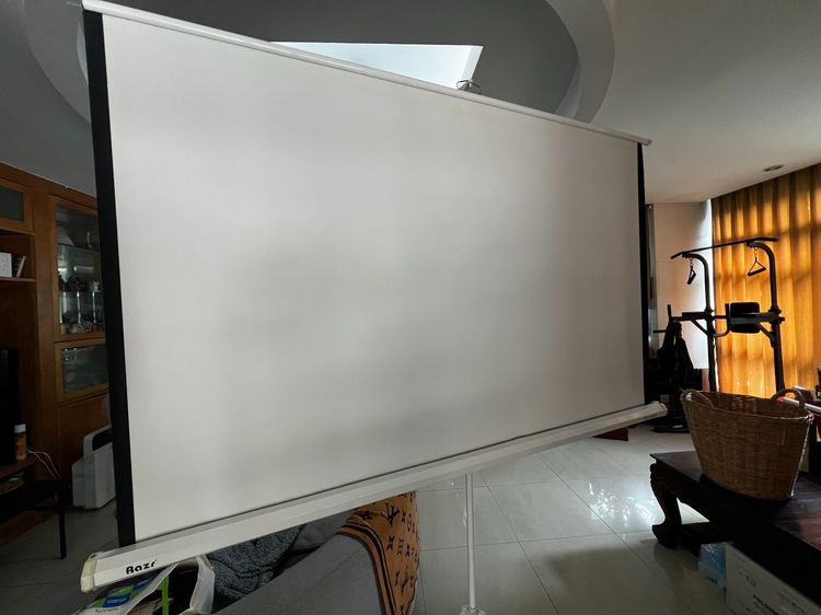 จอโปรเจคเตอร์ จอพับโปรเจคเตอร์ จอรับภาพ แบบตั้งพื้น 100" Projector Screen  รูปที่ 3