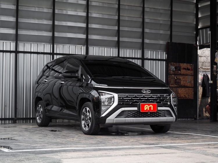 Hyundai Stargazer 2023 1.5 Smart 6 Utility-car เบนซิน ไม่ติดแก๊ส เกียร์อัตโนมัติ ดำ รูปที่ 2