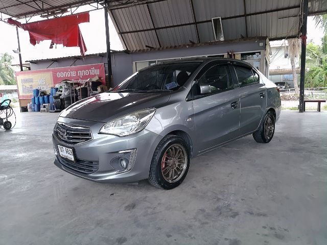 Mitsubishi Attrage 2016 1.2 GLX Sedan เบนซิน ไม่ติดแก๊ส เกียร์อัตโนมัติ เทา รูปที่ 4